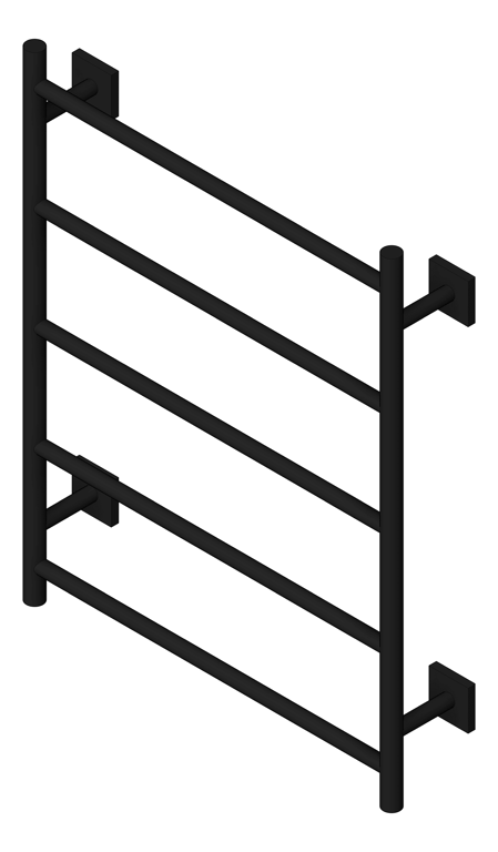 TowelRail Ladder Phoenix Radii 550 SquarePlate BIMcontent